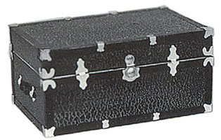 Dollhouse Miniature Canvas Steamer Foot Locker Kit